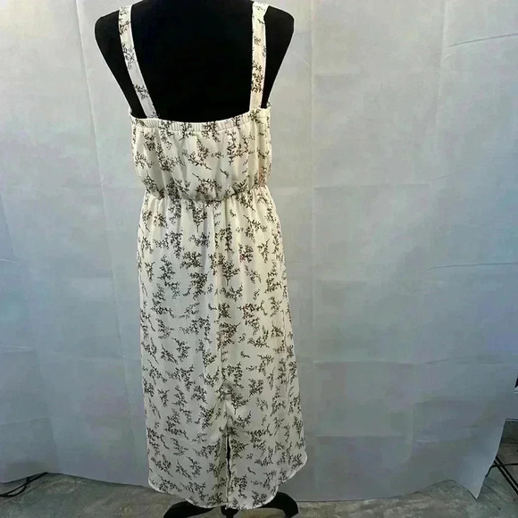 Sienna Sky Cream Floral Midi Dress Size M - Picture 2 of 6
